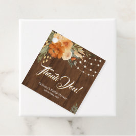 Etiquetas Para Lembrancinhas Casamento Rústico no Outono Chá de Noiva em Madeir