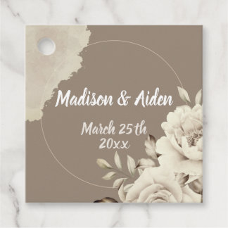 Etiquetas Para Lembrancinhas Casamento Rústico Rústico Romântico Flores Brancas