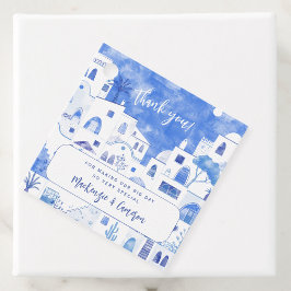 Etiquetas Para Lembrancinhas Casamento Santorini Obrigado