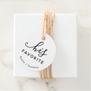 Etiquetas Para Lembrancinhas Casamento "Seu Favorito"