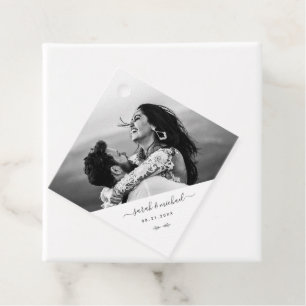 Etiquetas Para Lembrancinhas Casamento Simples de Fotografias Moderno Elegante 
