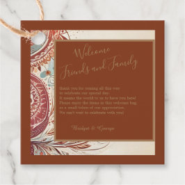 Etiquetas Para Lembrancinhas casamento vintage natural de terracotta