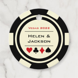 Etiquetas Para Lembrancinhas Casino Black White Poker Chips Las Vegas Weds