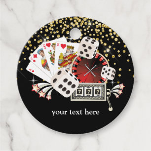 Etiquetas Para Lembrancinhas cassino, vegas, pôquer, jogo, tags de favor adulto