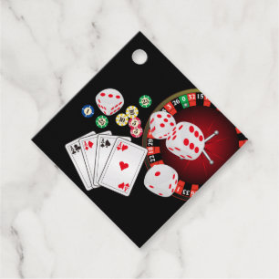 Etiquetas Para Lembrancinhas cassino vegas, pôquer, jogo, tags de favor adulto