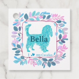 Etiquetas Para Lembrancinhas Cavalier Gift Tag – Personalized Pastel Blue Gift