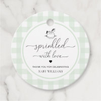 Cavalo Gingham Verde Enroscado Com Amor