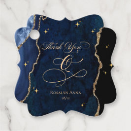 Etiquetas Para Lembrancinhas  Celestial Blue Quinceanera Midnight Stars Moon 