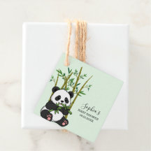 Chá de Bebê Bambu Mint Panda Fofo