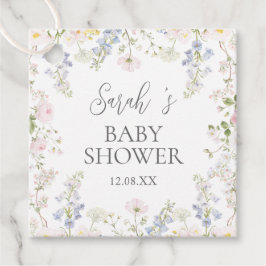 Etiquetas Para Lembrancinhas Chá de Bebê Flor Silvestre Baby in Bloom