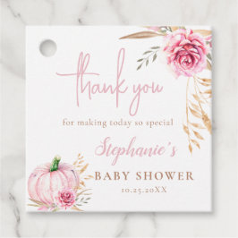 Etiquetas Para Lembrancinhas Chá de bebê Pumpkin no outono russo