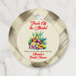 Etiquetas Para Lembrancinhas Chá de Bebê Rústico com Frutas Frescas Recém-chega