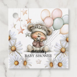 Etiquetas Para Lembrancinhas Chá de Bebê Urso Teddy Caprichoso
