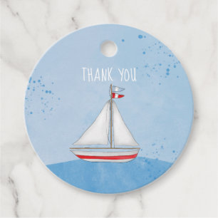 Etiquetas Para Lembrancinhas Chá de fraldas Aquarela Cáutica Cúpula Agradecida