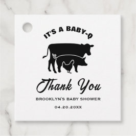 Etiquetas Para Lembrancinhas Chá de fraldas BabyQ Vaca Suíno CHURRASCO Pinheiro