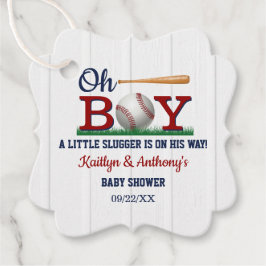 Etiquetas Para Lembrancinhas Chá de fraldas Baseball Boys
