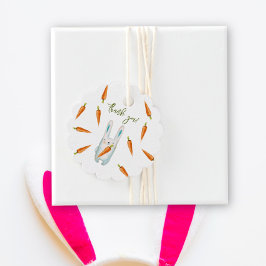 Etiquetas Para Lembrancinhas Chá de fraldas coelho - obrigado