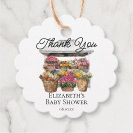 Etiquetas Para Lembrancinhas Chá de fraldas Compre Floral de Mercado Localmente