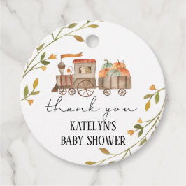 Etiquetas Para Lembrancinhas Chá de fraldas de abóbora ou Aniversário Obrigado 