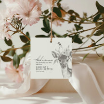 Chá de fraldas de Animais Florestais Antigos Obrig