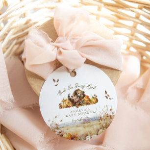 Etiquetas Para Lembrancinhas Chá de fraldas de Aquarela de Madeira de Espera Rá