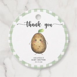 Etiquetas Para Lembrancinhas Chá de fraldas de batata giro obrigado