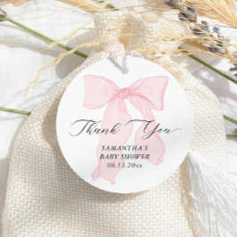 Etiquetas Para Lembrancinhas Chá de fraldas de coquete do Arco rosa