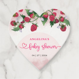 Etiquetas Para Lembrancinhas Chá de fraldas de framboesa doce