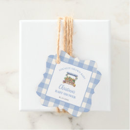 Etiquetas Para Lembrancinhas Chá de fraldas de Menino Cultivado Localmente