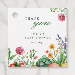 Etiquetas Para Lembrancinhas Chá de fraldas De Mercado De Agricultores Cultivad