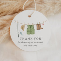 Chá de fraldas de pesca