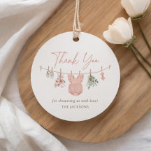 Chá de fraldas de roupas de bebês da Boho Girl