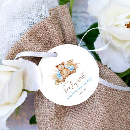 Etiquetas Para Lembrancinhas Chá de fraldas de ursinho