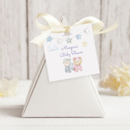 Etiquetas Para Lembrancinhas Chá de fraldas do Monograma Personalizado do Push