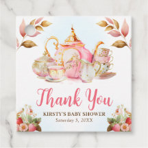 Chá de fraldas do Partido do Aveia de Morango