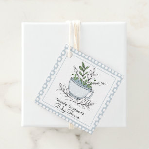 Etiquetas Para Lembrancinhas Chá de fraldas Do Tea Cup Tea Party Obrigado Favo