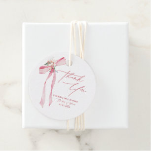 Etiquetas Para Lembrancinhas Chá de fraldas Floral De Arco Cor-De-Rosa Muito Ob