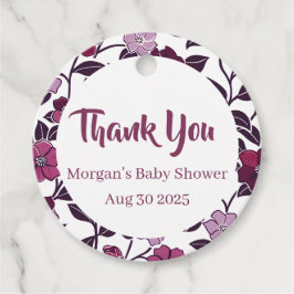 Etiquetas Para Lembrancinhas Chá de fraldas Floral Puro