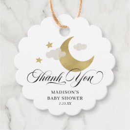 Etiquetas Para Lembrancinhas Chá de fraldas Moon & Stars Personalizado