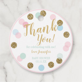 Etiquetas Para Lembrancinhas Chá de fraldas Neutro Obrigado A Favor Menina