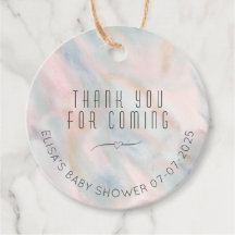 Chá de fraldas PERSONALIZADO de Abstrato de Pastel