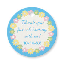 Chá de fraldas Picnic Floral Stripes