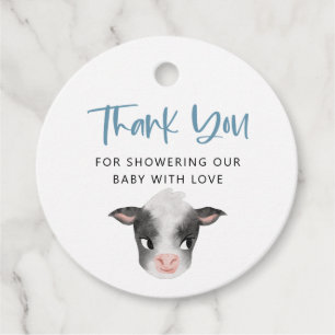 Etiquetas Para Lembrancinhas Chá de fraldas Russo De Vaca