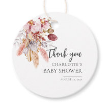 Chá de fraldas Terracotta Elegante Pampas Grass