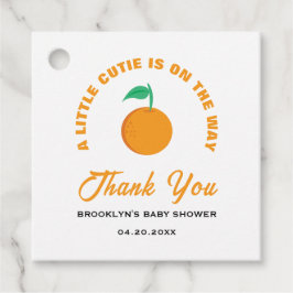 Etiquetas Para Lembrancinhas Chá de fraldas Um Pouco De Citros Cutis Neutro De