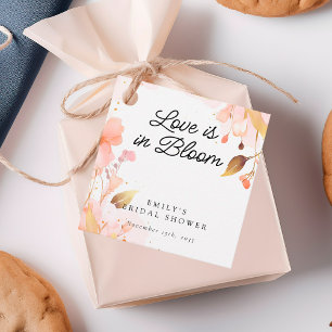 Etiquetas Para Lembrancinhas Chá de Noiva Amor em Flor
