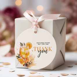 Etiquetas Para Lembrancinhas Chá de Noiva Aquarela Coquetel