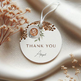 Etiquetas Para Lembrancinhas Chá de Noiva do Café - O Amor Está no Ar