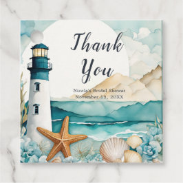 Etiquetas Para Lembrancinhas Chá de Noiva Farois Náuticos