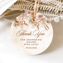 Etiquetas Para Lembrancinhas Chá de Noiva Floral Boho
